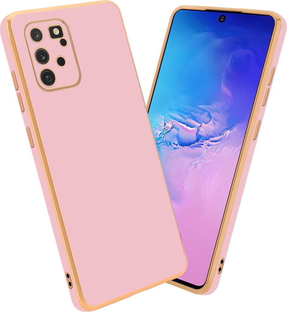 Cadorabo Schutzhülle für Samsung Galaxy A91 / S10 LITE / M80s Hülle in Rosa Handyhülle TPU Silikon Kameraschutz Etui