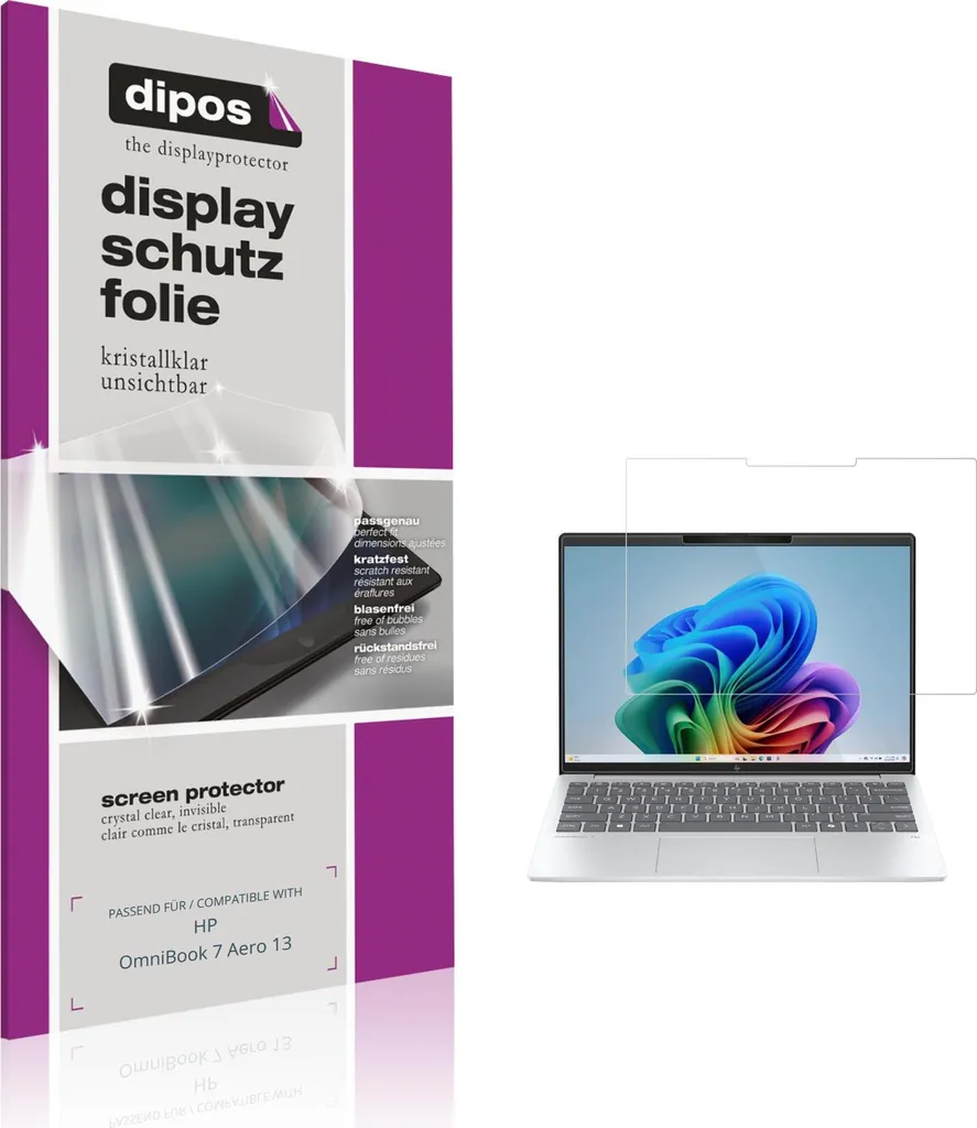 Protecteur d'écran transparent pour HP OmniBook 7 Aero 13 (x2)