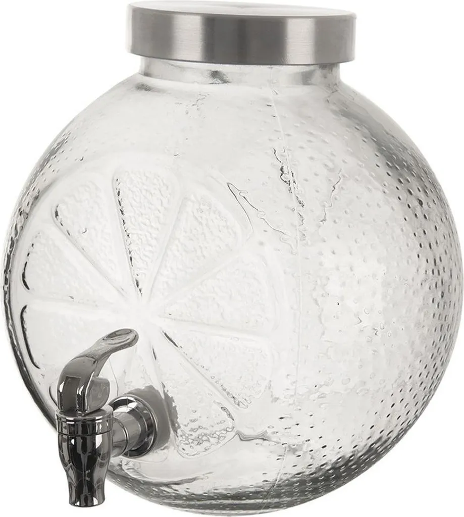 Caraffa con Rubinetto in Vetro 5.4L | Eleganza Essenziale Casa - 3