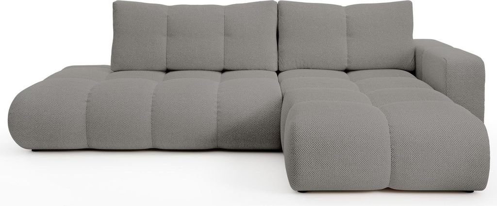 Schlafsofa mit Stauraum TRURO 1 - grau 2, rechte Ecke