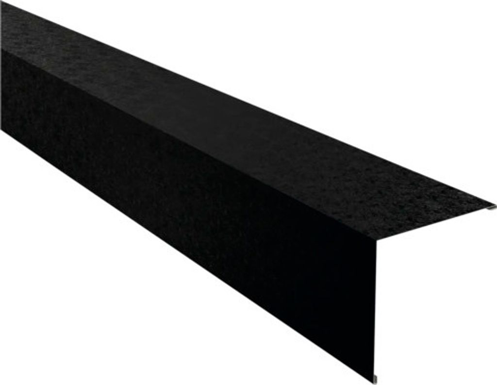 PRECIT Aussenecke 90° für Wand Tieschwarz RAL 9005 Shimoco 80μm 2000 mm x 140 mm x 140 mm x 0,5 mm