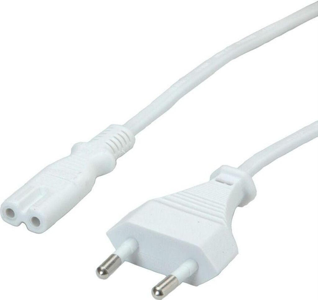 VALUE 19.99.2095, 1,8 m, CEE7/16, C7 panel, 250 V, 2.5 A Zdjęcie produktu 