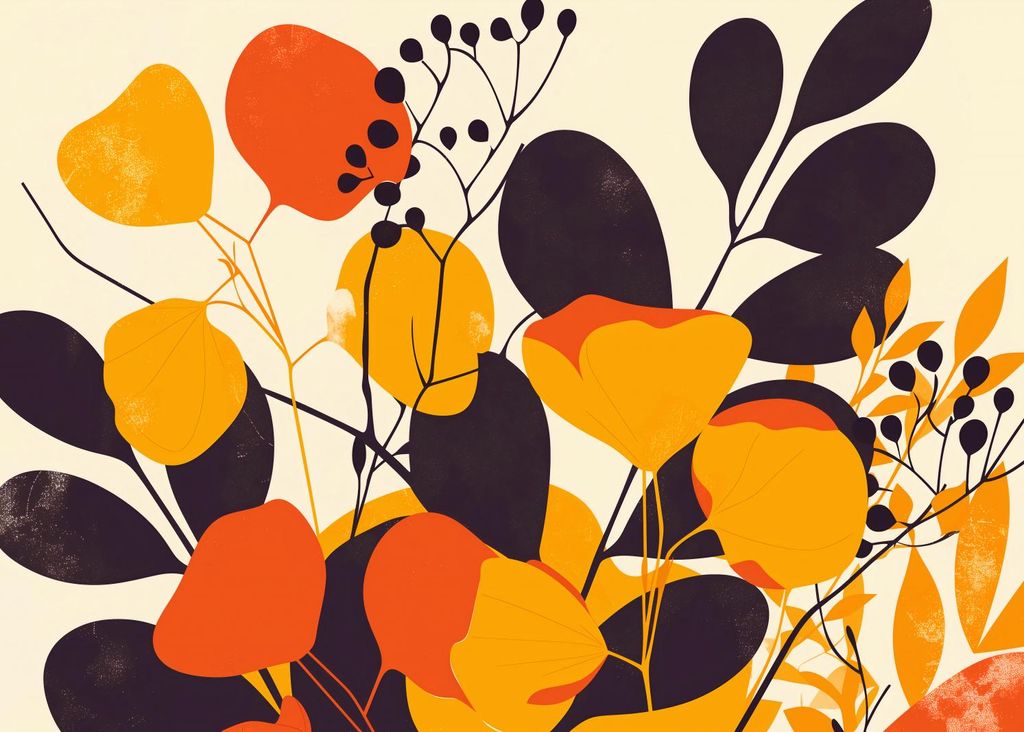 Plakat 35x25cm Gartenpalette