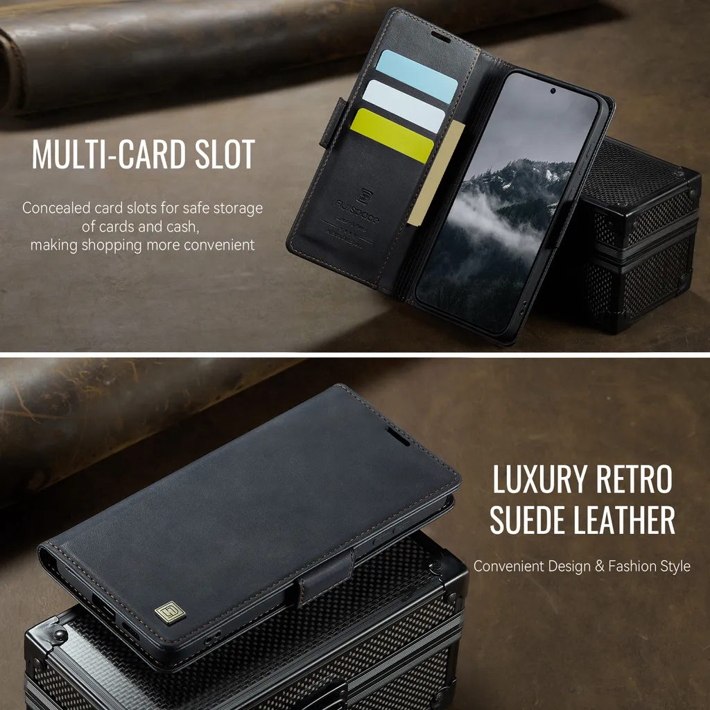 Custodia S24 FE con Slot Carte e Stand: Viaggia Leggero e Protetto - 5