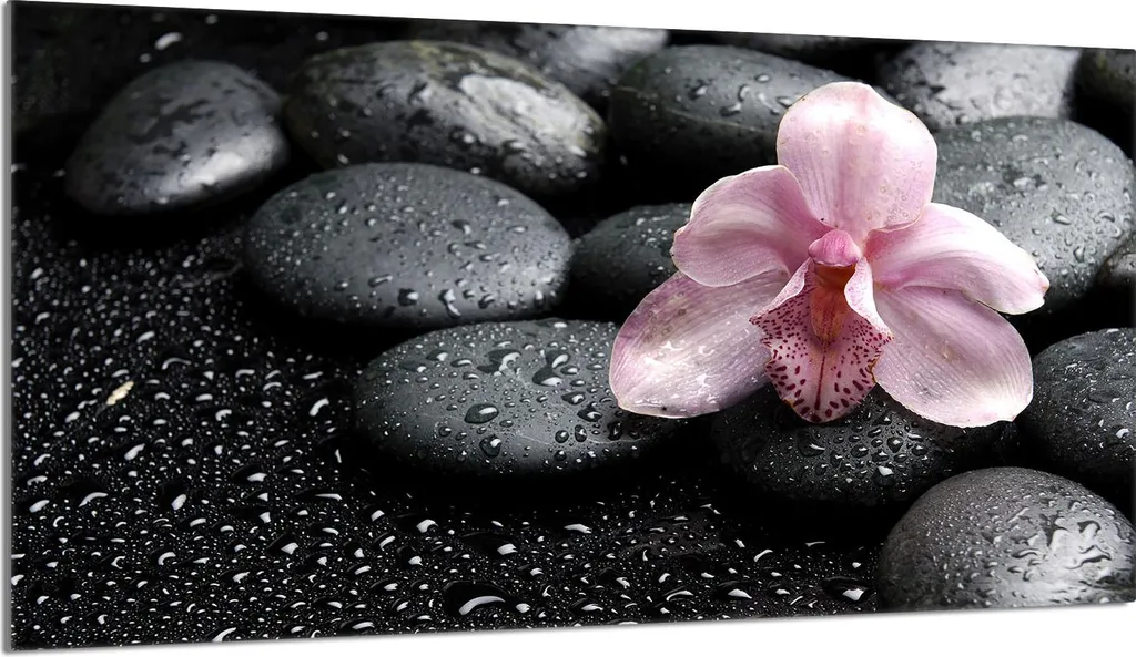 Piastra Coprifornelli 90x52 Ceramica e Vetro Orchidea Rosa Luxury