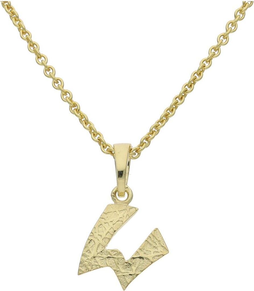 JuwelmaLux Anhänger Buchstabe "W" 333 Gold JL20-02-1083