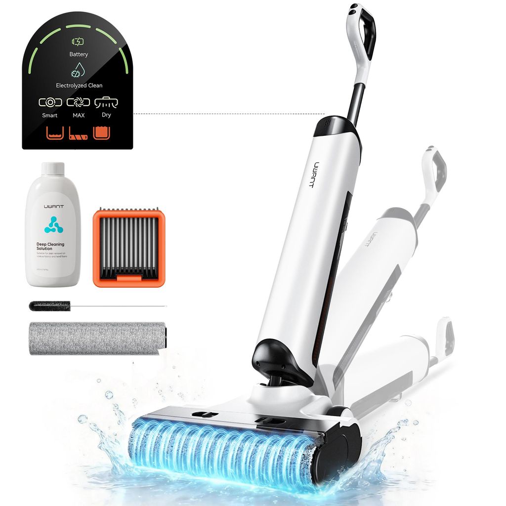 Uwant D500 Nass Trockensauger Akku,180° Lay-Flat Produktbild 