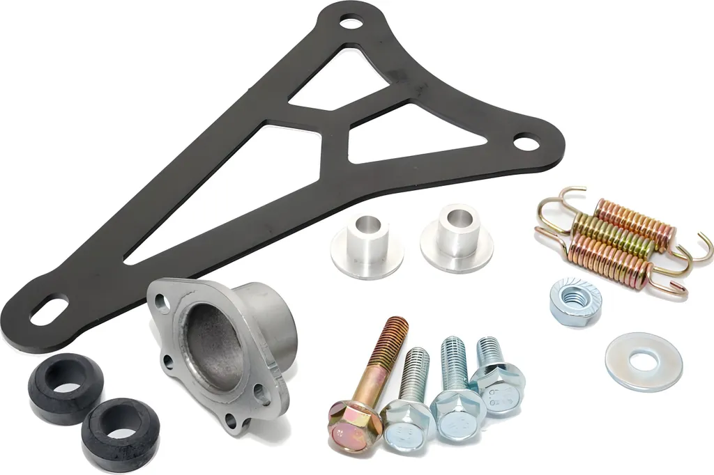 Kit de fixation complet Yasuni pour pot d'échappement Minarelli couché