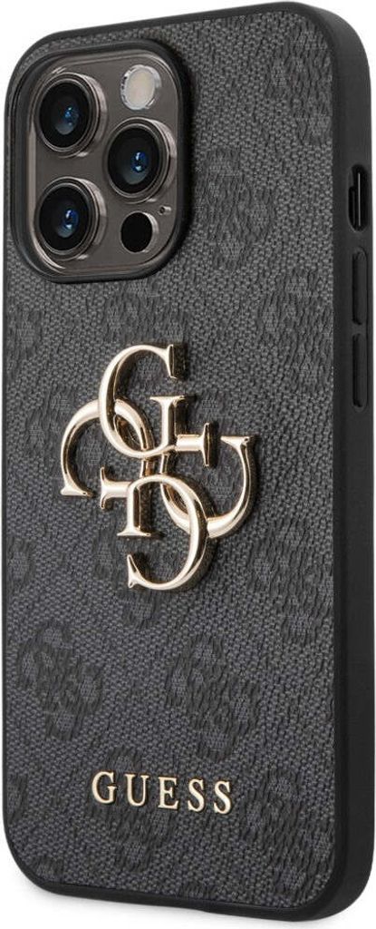 Etui Guesspoliuretan 4G Metal Logo iPhone 14 Pro Max grau Zdjęcie produktu 