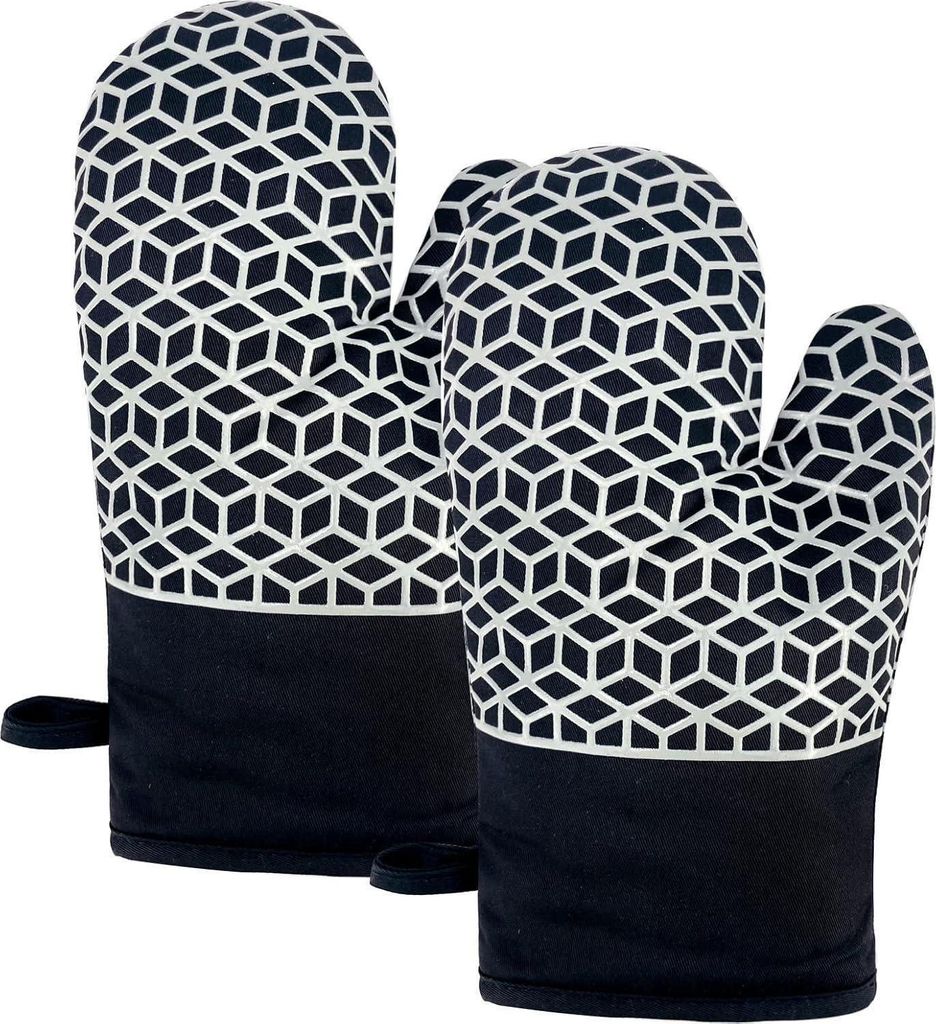 Ofenhandschuhe Silikon Hitzebeständig 300°C Rutschfest Produktbild 