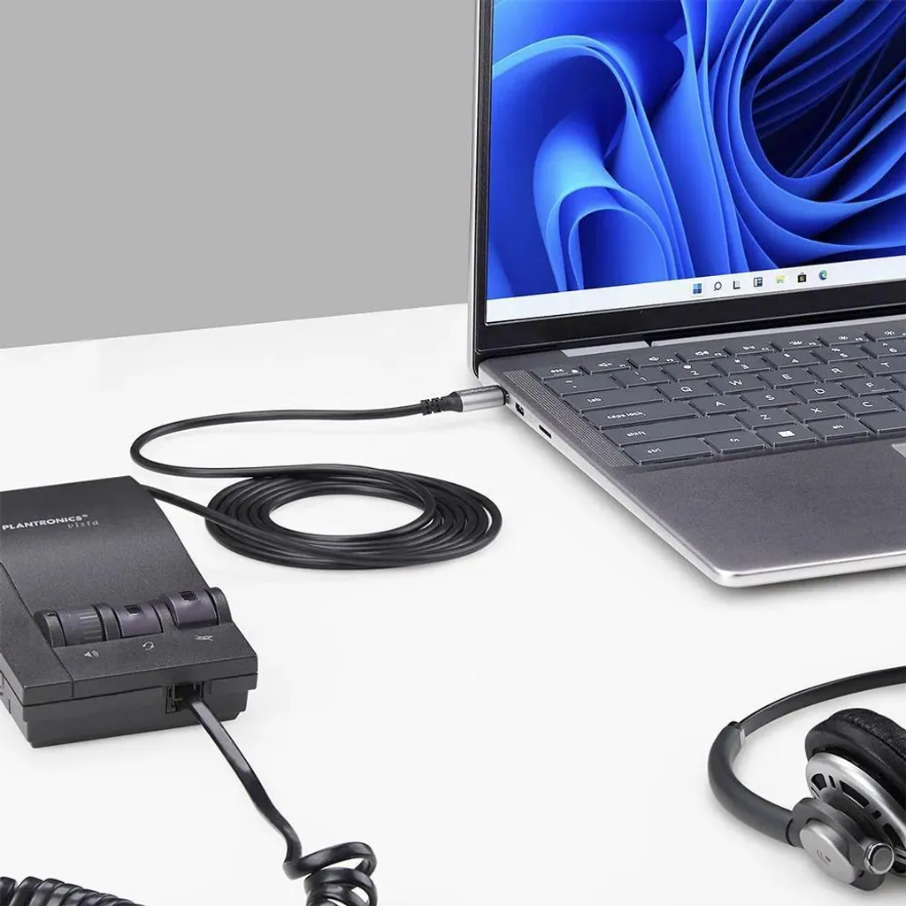 Solution adaptateur USB-C vers RJ9 pour casque incompatible 1.8 m - 5