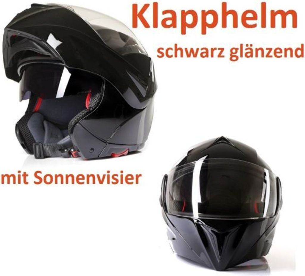 CMX casque pliable intégral Spacer noir brillant "XL Image du produit 