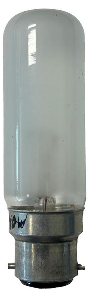 Merkur Glühbirne T26 Röhre 40W B22d matt 24V Glühlampe Produktbild 