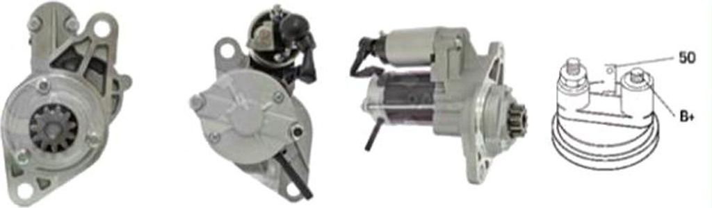 CASCO CST20606AS Starter Anlasser 3,50kW für SAAB 9-5 (YS3E) 24V