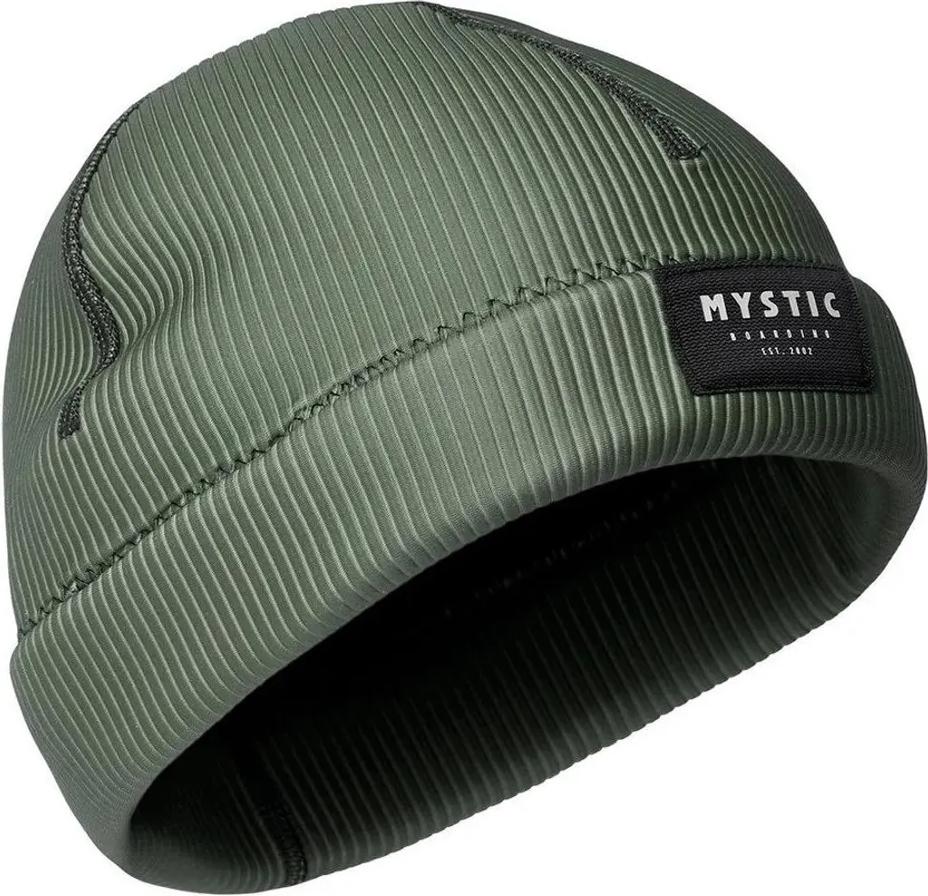 Bonnet Mystic Néoprène 2mm Souple - Coloris Olive foncé et Taille S/M