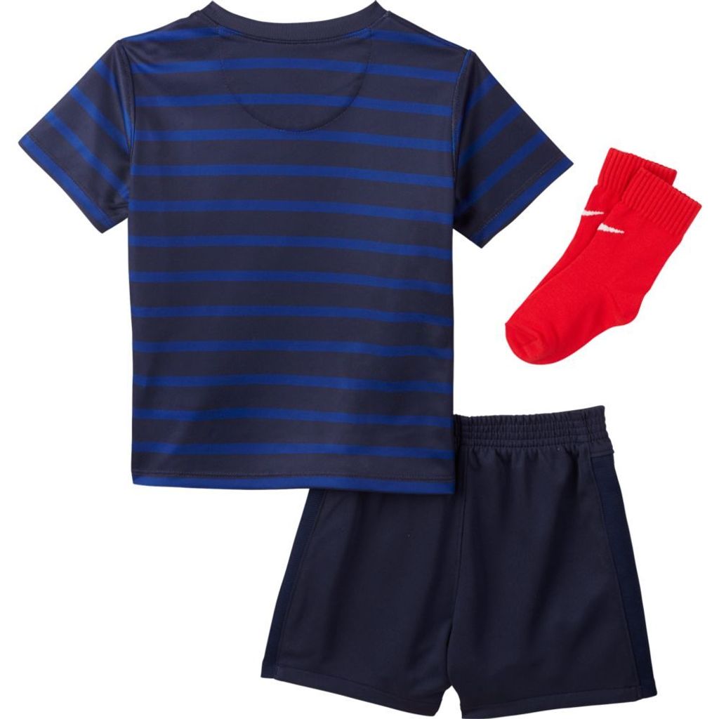 Nike Frankreich Baby Trikot EM2021 Minikit blackened blue/white 18-24