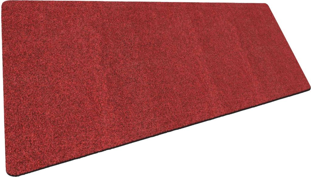 Fußmatte Türvorleger Schmurzfangmatte POET 80x120cm Kräusel Rot Robust Wasserabweisend