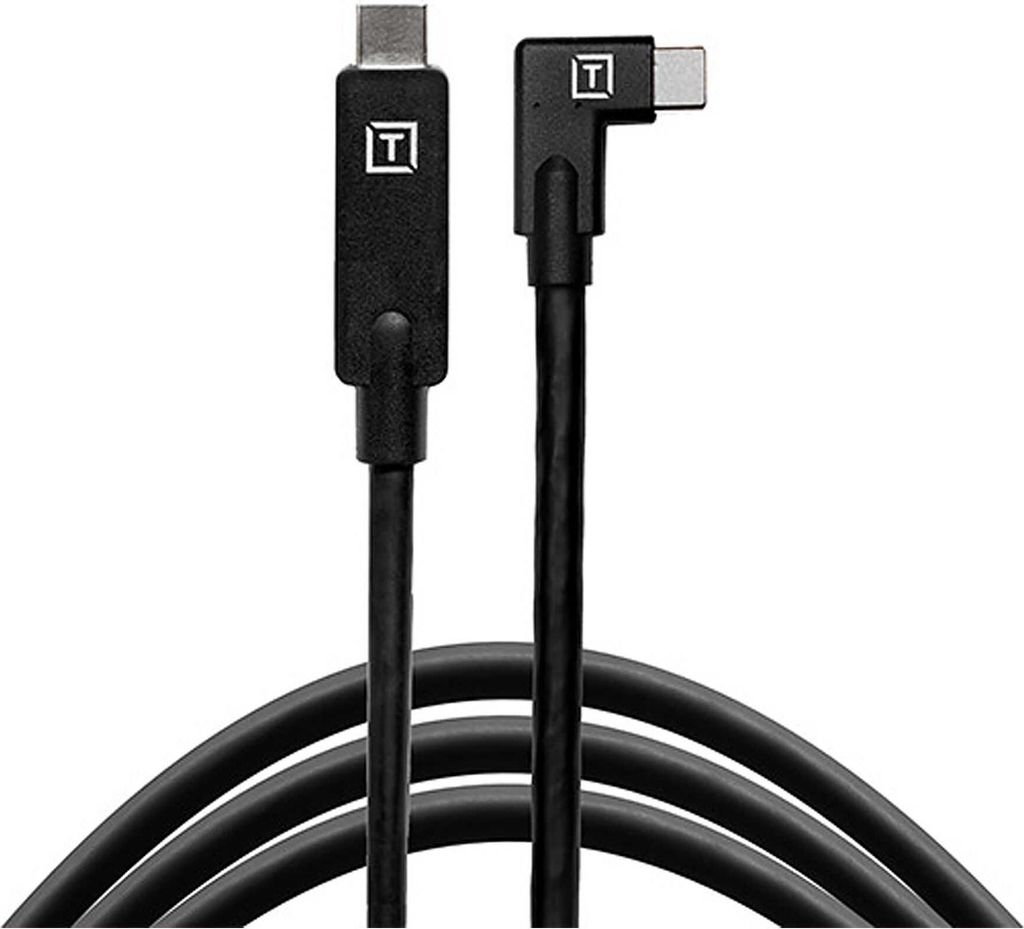 Tether Tools TetherPro USB-C auf USB-C rechter Winkel schwarz
