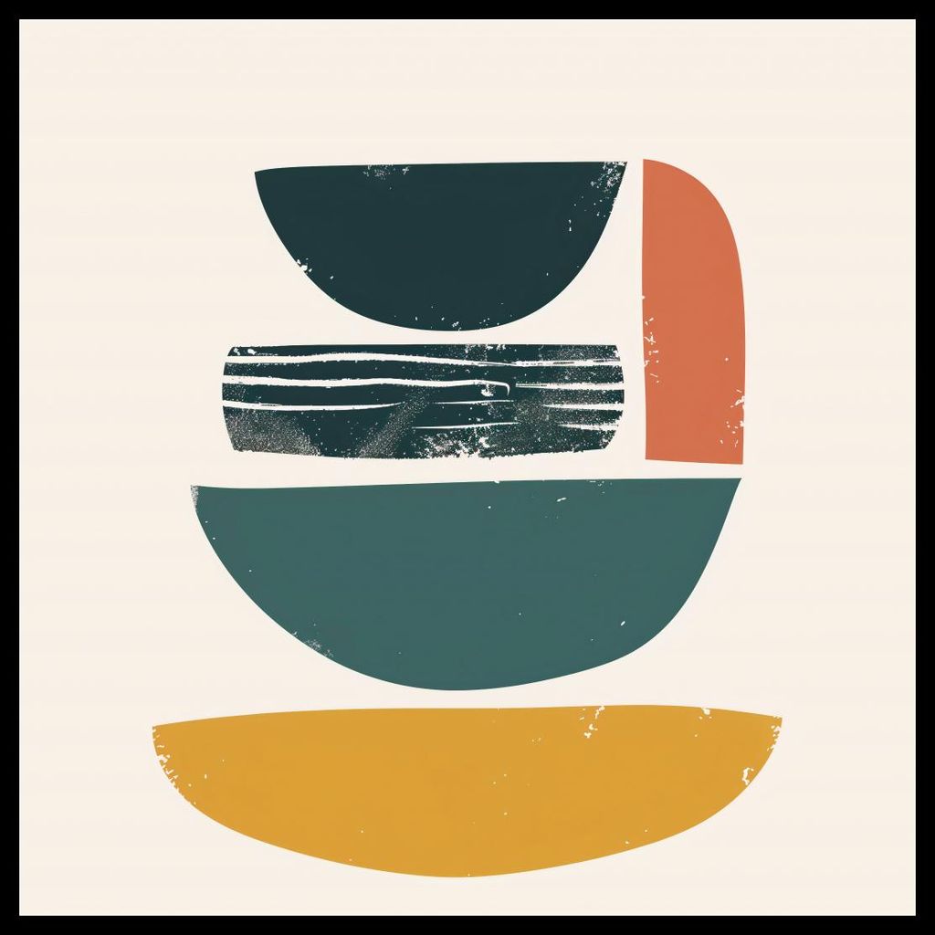 Plakat 70x70cm Wasserwellen