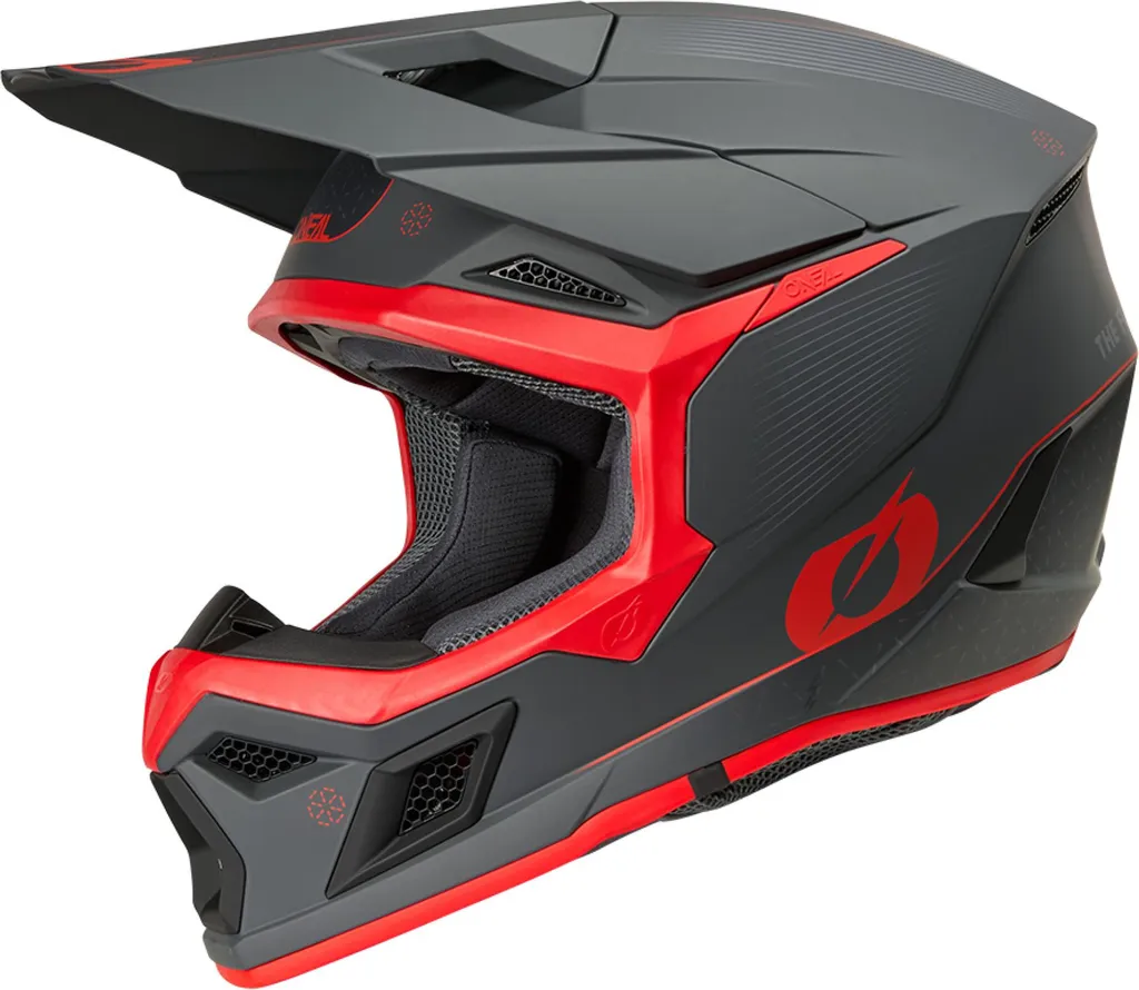 Casque Oneal 3R E-Troke V.26 gris et rouge en taille S pour VTT