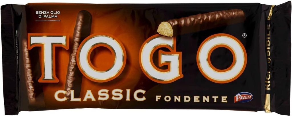 6x Pavesi Togo Classic fondente schoko riegel Kekse m dunkle schokolade 120g kuchen snack