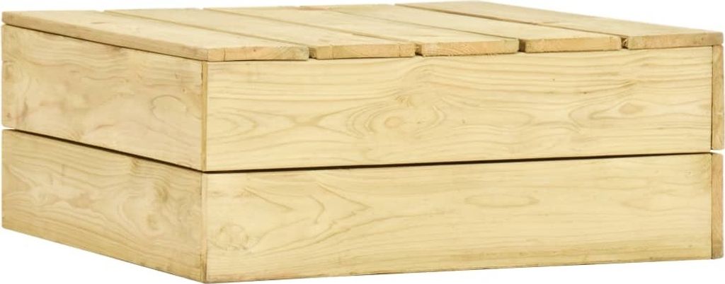 Gartentisch 75x75x31 cm Kiefernholz Imprägniert