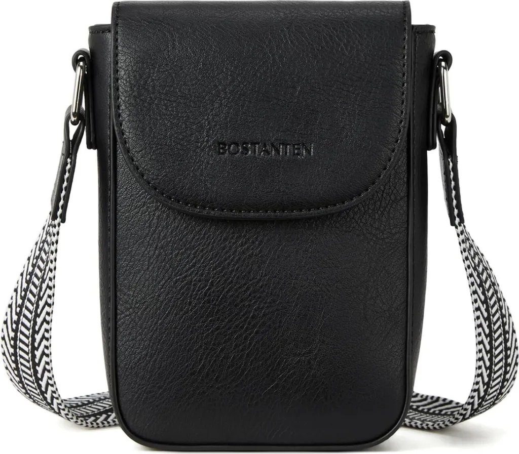 Petit Sac à Main Bandoulière pour Femme en Cuir Noir Style Moderne