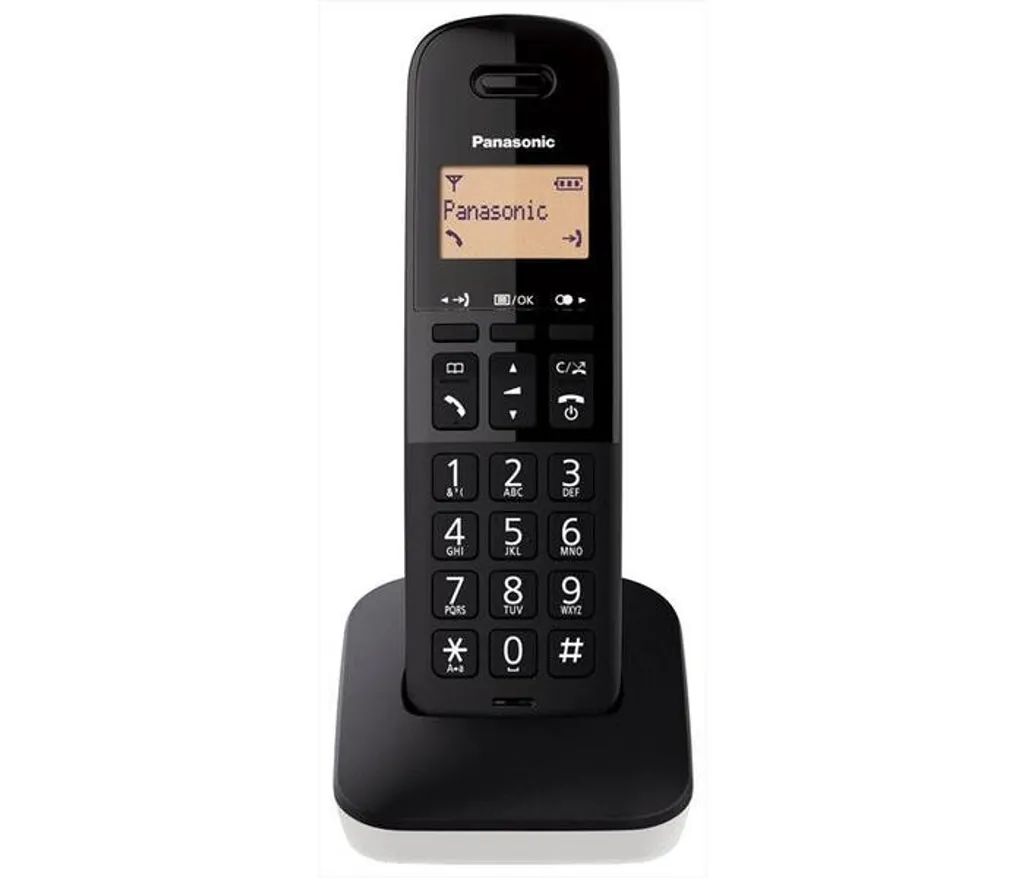 Téléphone pour Maison Panasonic KX-TGB610JTW Sans Fil Noir Anti-Démarchage