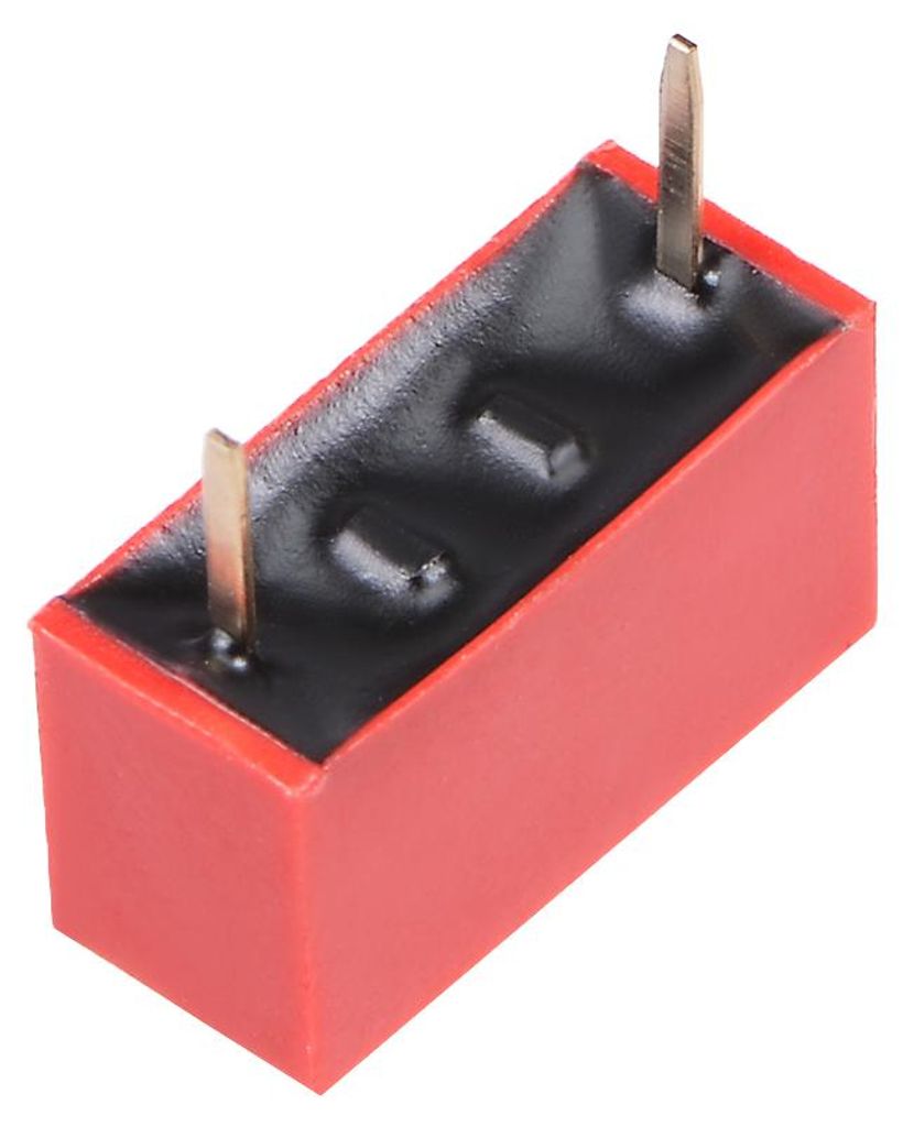 10 DIP-Schalter 1 Position fš¹r Leiterplatine 25mA 24V DC Rot