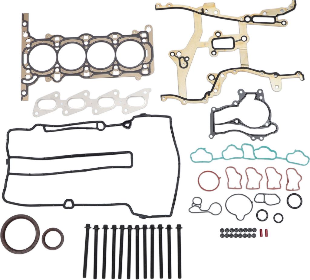 Timing Cover Dichtungssatz Zylinderkopfdichtung Bolzen Set Nr. HS54898 für Buick Encore 1.4L 2013-2016 1 Set Lang anhaltende Dichtung Motor Auto