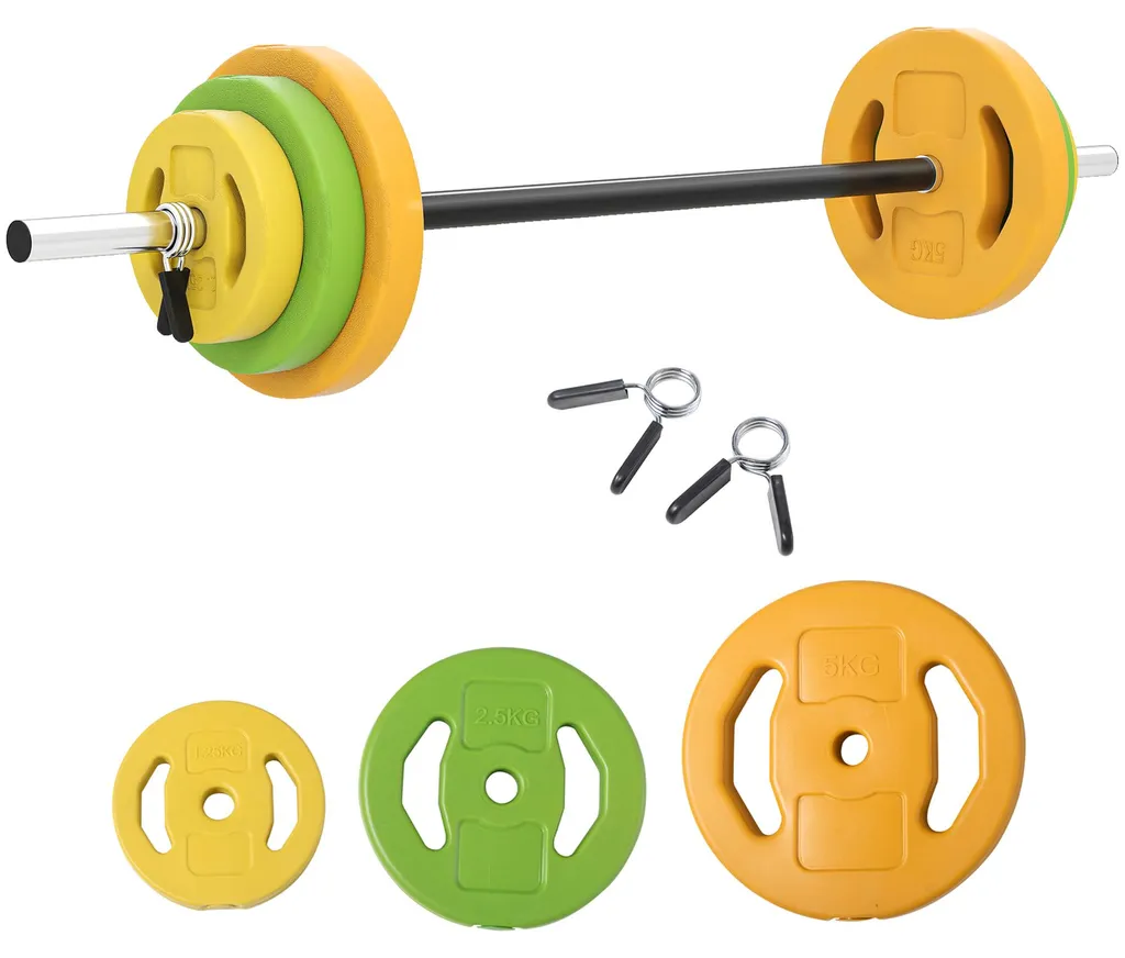 Haltères 20 kg ajustables pour musculation sans bruit et sans encombre