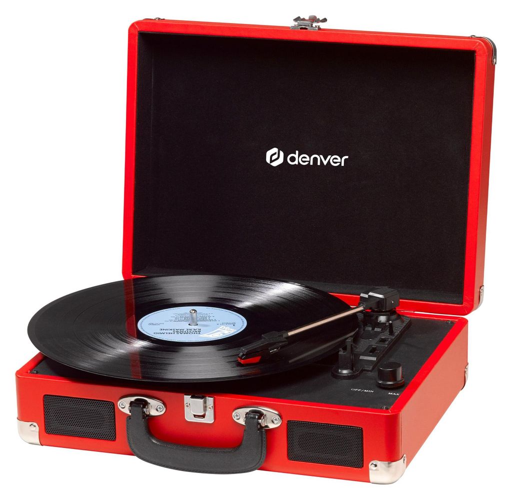 Denver VPL-120 USB-Plattenspieler im Koffer-Design mit Produktbild 