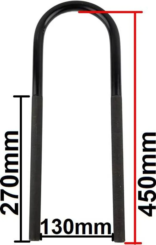 Bride de fixation essieu ROR pour suspension de semi-remorque M22