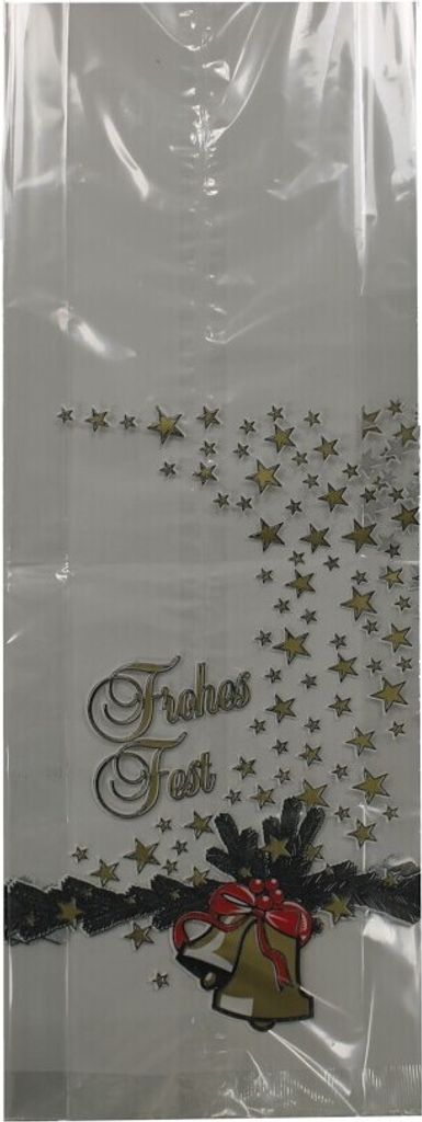 Stollenbeutel Mit Glocken-Motiv - 25 Stück PP-Beutel Für Weihnachtsgebäck