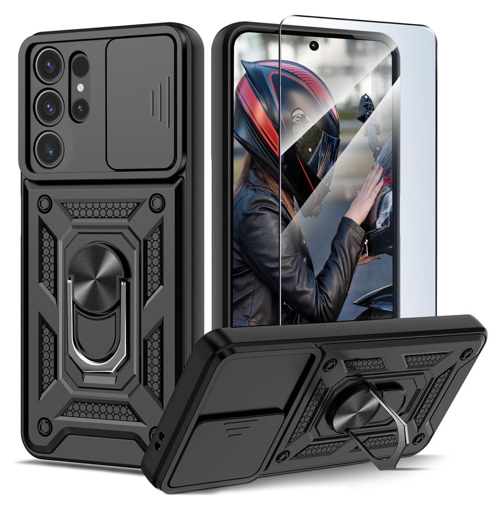 Pouzdro pro Samsung S25 Ultra PANCERNE SLIDE RING CASE + Obrázek produktu 