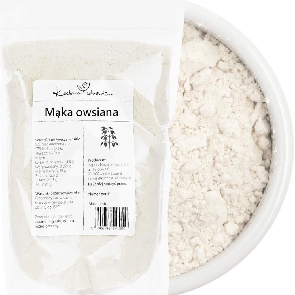 Hafermehl 1 kg Vollkorn Hafer Mehl Backmehl Pfannkuchen Produktbild 