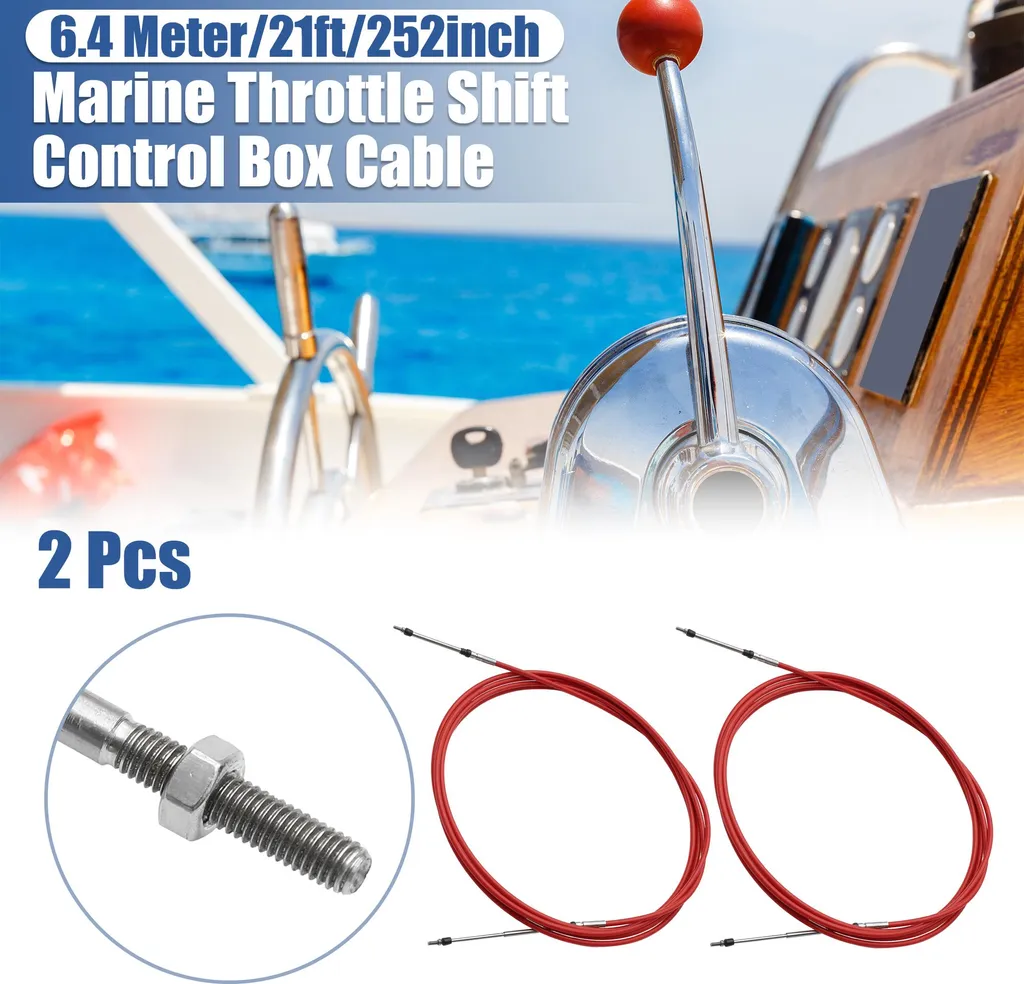 Câble de Changement de Vitesse 6,4 Mètre Inox Haute Résistance 21ft