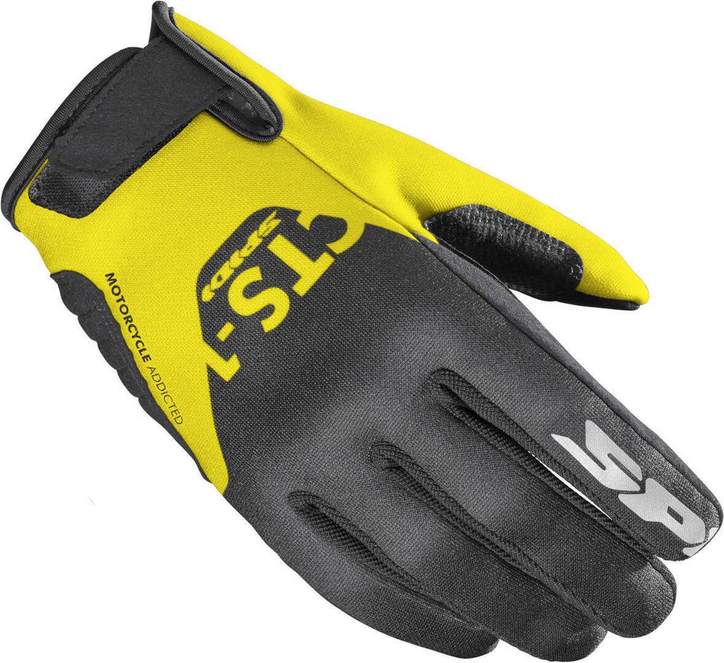 Spidi CTS-1 K3 Motorradhandschuhe Farbe: Schwarz/Gelb, Grösse: XL