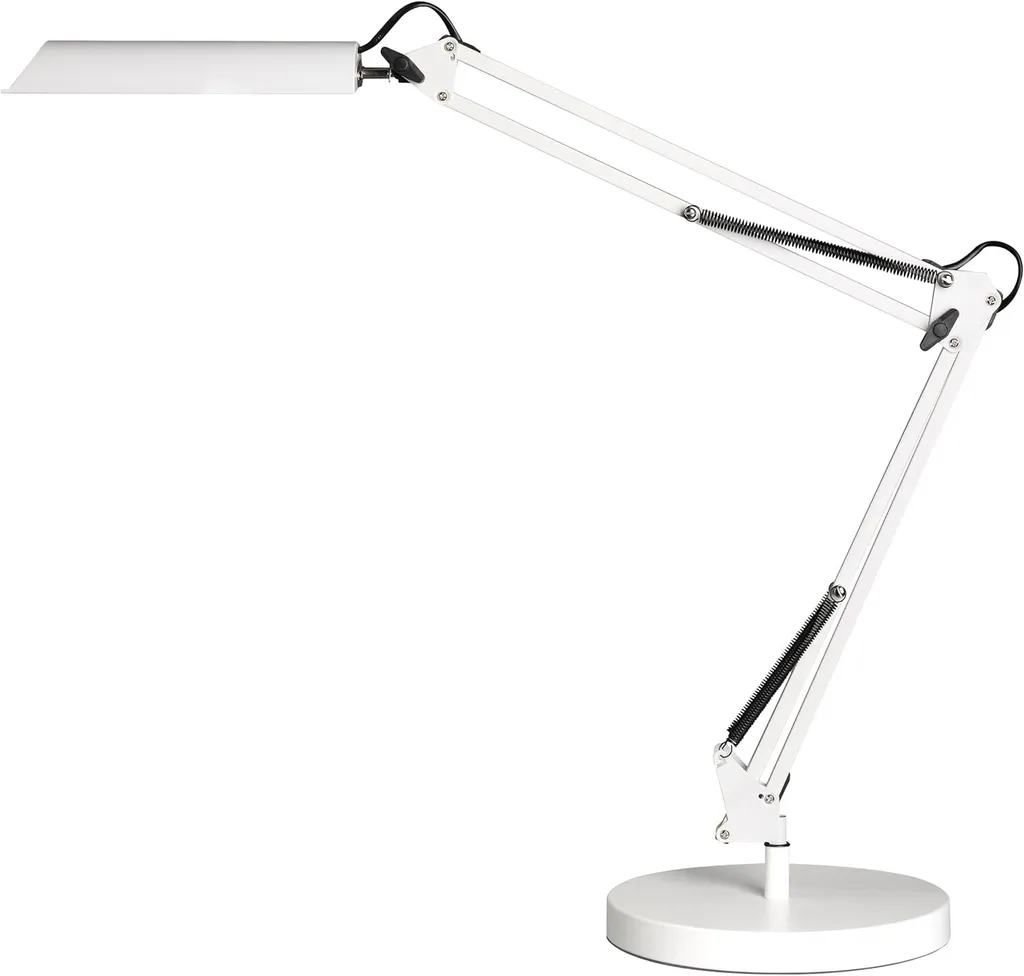 Lampe de bureau LED UNiLUX SWINGO anti-fatigue oculaire bras articulé