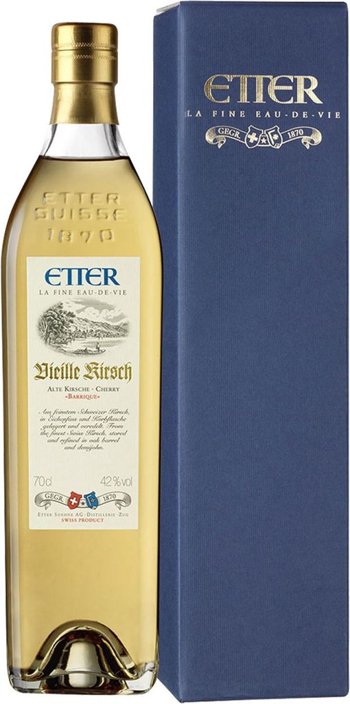 Etter Söhne AG Distillerie Zug Etter Vieille Kirsch 42 % Vol. NV Obstbrand ( 1 x 0.7 L )