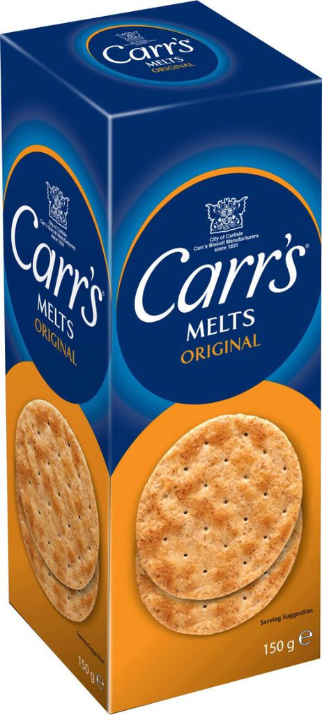Carr's Melts Original Cracker 150 g / Kräcker Produktbild 