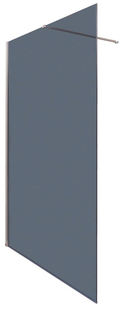 ONDEE ZEN – ITALIENISCHE Duschwand – 8 mm starkes Hartglas – Siebdruck in Rauchoptik – 140 x 200 cm