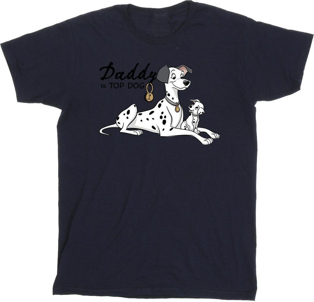 Disney - "101 Dalmatians Top Dog" T-Shirt für Herren BI28929 (S) (Marineblau)