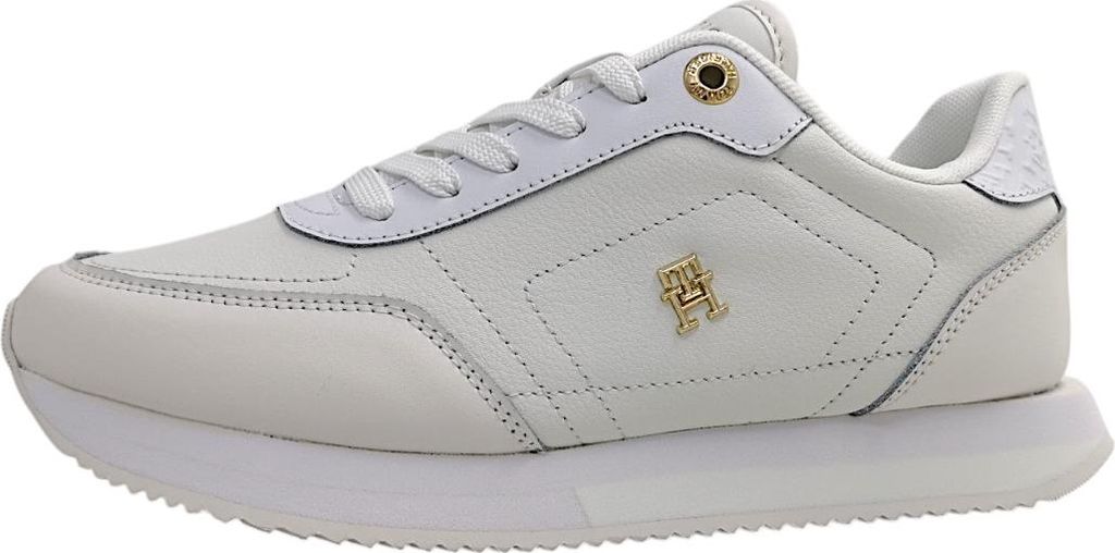 Tommy Hilfiger Elevated Damenschuhe Schnürschuhe Weiß Freizeit, Schuhgröße:41 EU