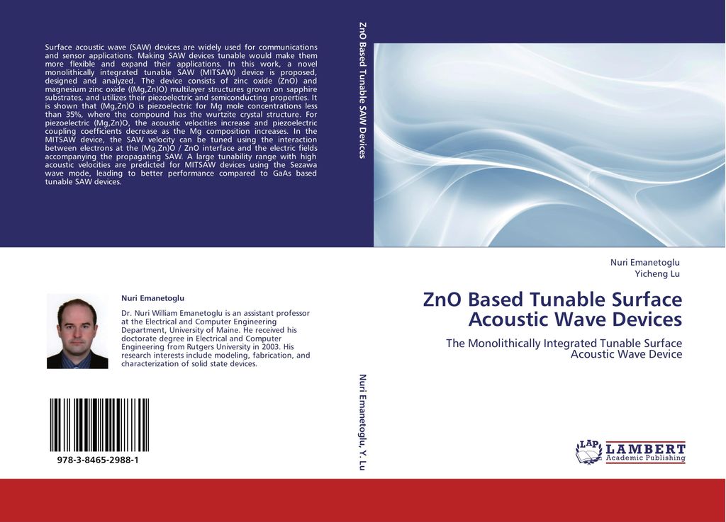 ZnO Based Tunable Surface Acoustic Wave Devices