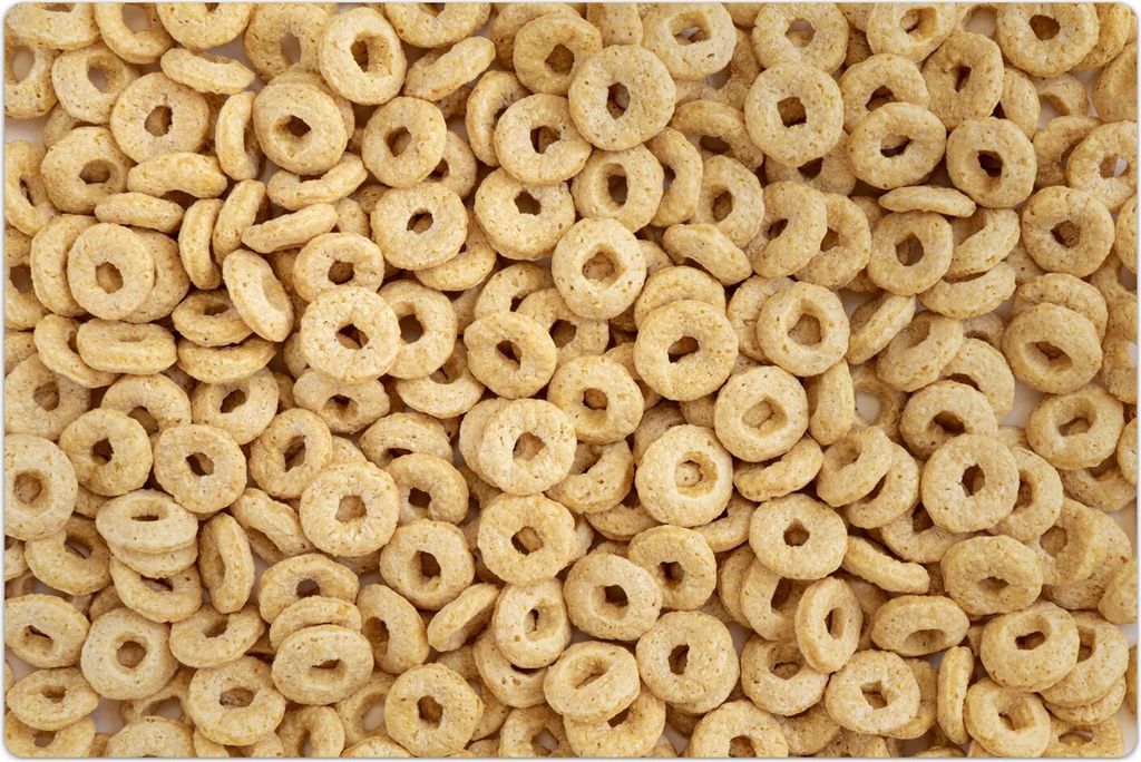 Küchenmatte 100x150 cm Vinylmatte Bodenmatte Dekoration -Hafer Müsli Frühstück