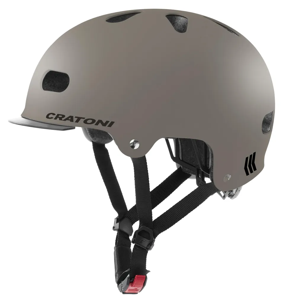 Casque de Vélo Urbain Cratoni C-mate Marron Mat Taille M/L 57-61cm