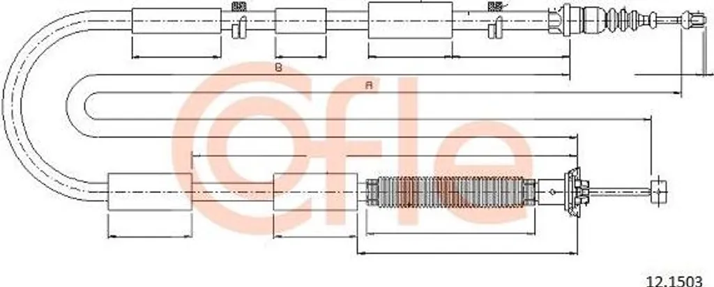 Câble Frein à Main pour Delta : Réparation Système Freinage OE 51826007