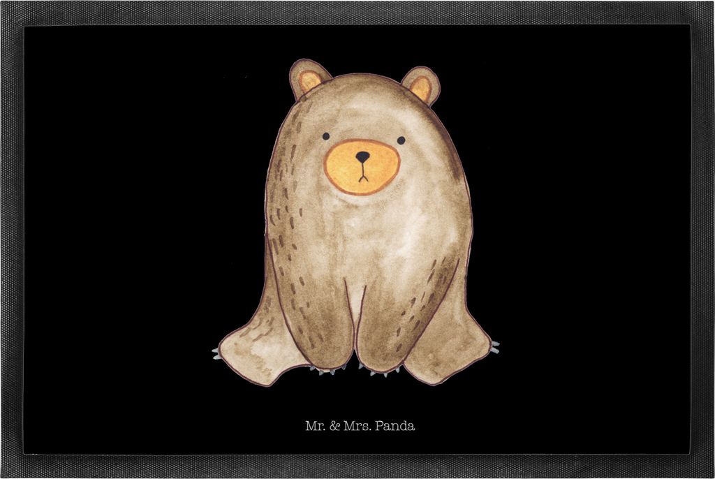 Mr. & Mrs. Panda Bodenvorleger Bär sitzend 50 x 75 cm - Produktbild 