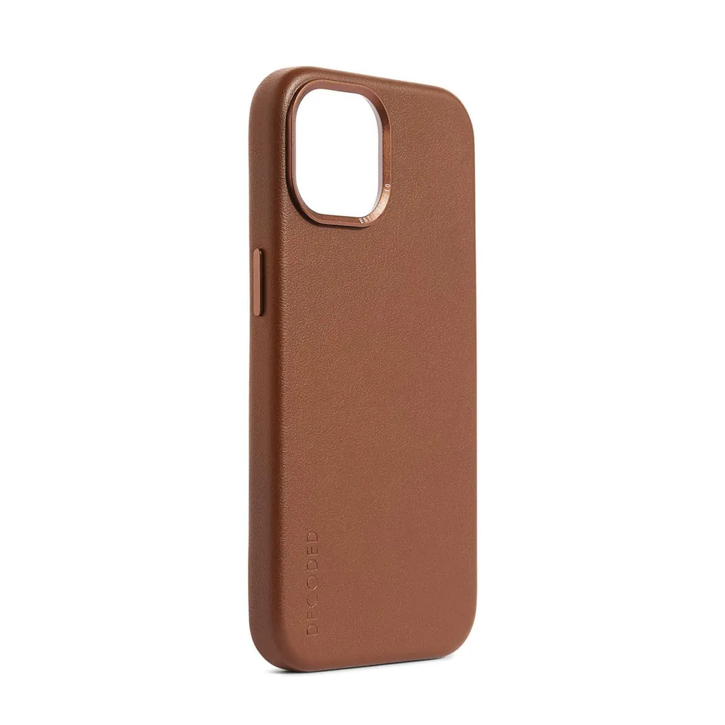 Recensione Decoded Back Cover iPhone 15 Plus Tan Leather MagSafe - 7